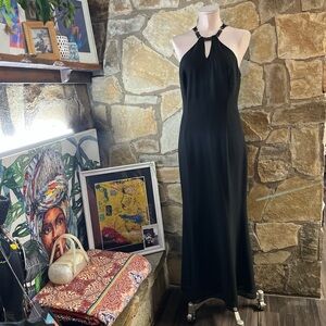 Scott McClintock Black Jewel Neckline Evening Gown ✨